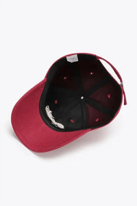 CREATE NEW LIFE Adjustable Cotton Baseball Cap - Update AvenueTrendsi101300961670462101300961670462CREATE NEW LIFE Adjustable Cotton Baseball CapDeep Red