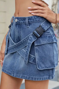Criss - Cross Waist Detail Denim Mini Skirt - Update AvenueDenim Dresses & SkirtsTrendsi100100196080049100100196080049960221d8 - 2b07 - 4257 - b7d0 - ea4b2a34913a - Max - OriginBlue
