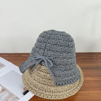 Crochet Bucket Hat with Drawstring