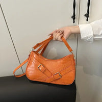 Crocodile Pattern Underarm Shoulder Bag