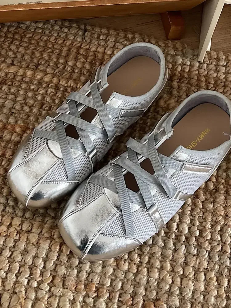 Cross-Strap Comfort Mule Loafers