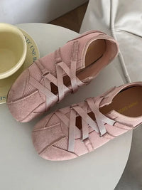 Cross-Strap Comfort Mule Loafers