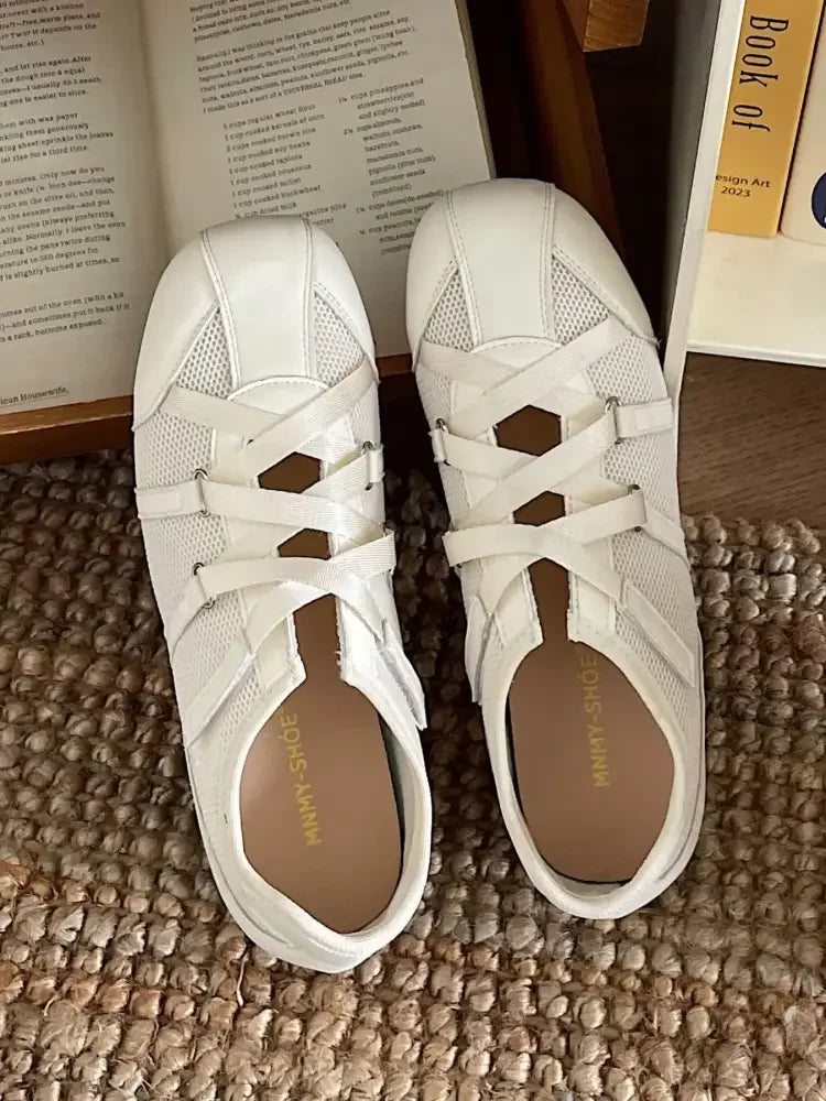 Cross-Strap Comfort Mule Loafers
