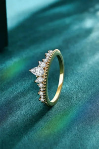 Crown Shape Moissanite Ring - Update AvenueRingTrendsi101300768546506101300768546506Crown Shape Moissanite RingGold