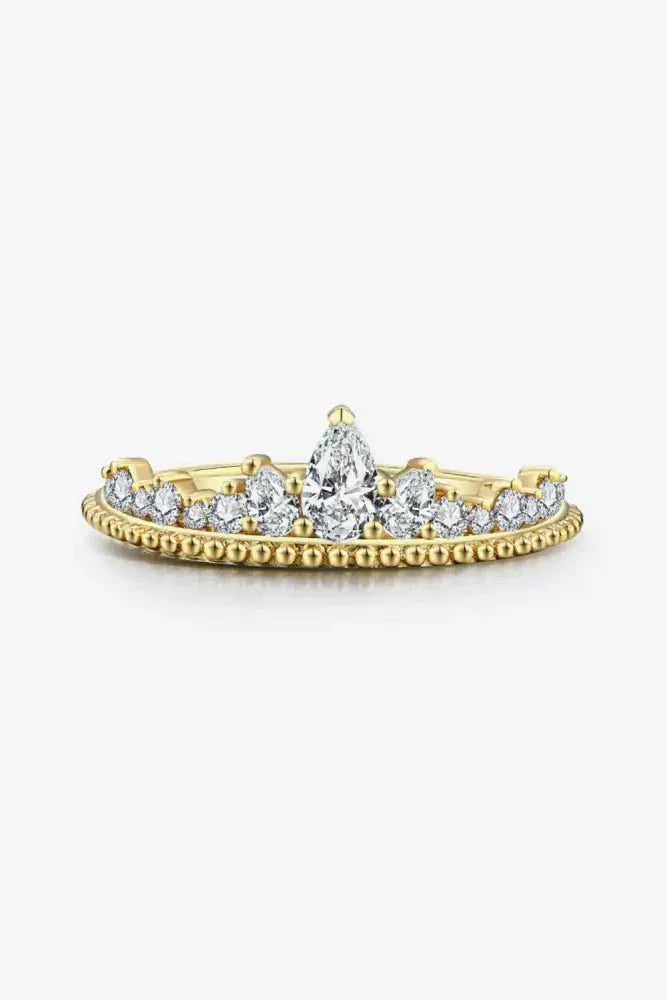 Crown Shape Moissanite Ring - Update AvenueRingTrendsi101300768546506101300768546506Crown Shape Moissanite RingGold