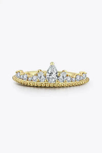 Crown Shape Moissanite Ring - Update AvenueRingTrendsi101300768546506101300768546506Crown Shape Moissanite RingGold