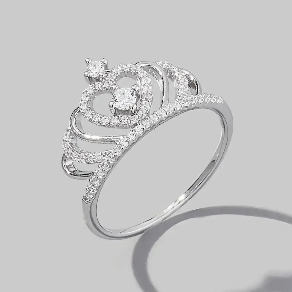 Crown Shape Zircon 925 Sterling Silver Ring - Update AvenueRingTrendsi100500763731511100500763731511Crown Shape Zircon 925 Sterling Silver RingSilver