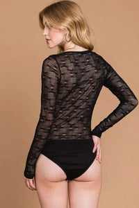 Culture Code Round Neck Mesh Perspective Bodysuit - Update AvenueTrendsi1001008370911951001008370911958535eba0 - 24fd - 450e - 8567 - aeff44d21c2e - MaxBlack