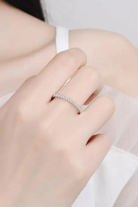 Curious Time 925 Sterling Silver Moissanite Ring - Update AvenueRingTrendsi101300341309610101300341309610Curious Time 925 Sterling Silver Moissanite RingSilver