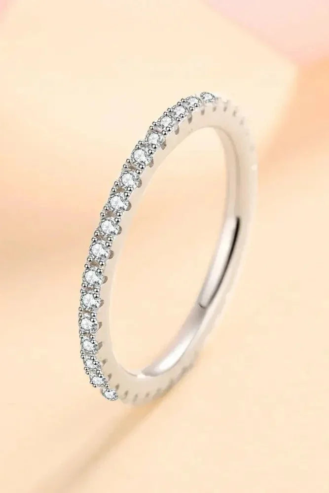 Curious Time 925 Sterling Silver Moissanite Ring - Update AvenueRingTrendsi101300341309610101300341309610Curious Time 925 Sterling Silver Moissanite RingSilver
