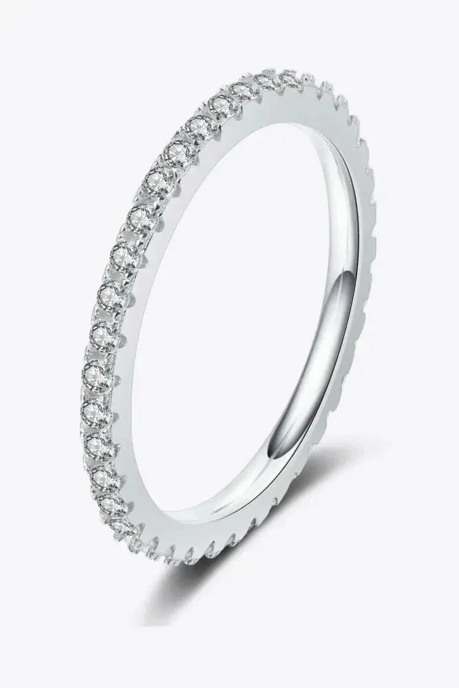 Curious Time 925 Sterling Silver Moissanite Ring - Update AvenueRingTrendsi101300341309610101300341309610Curious Time 925 Sterling Silver Moissanite RingSilver