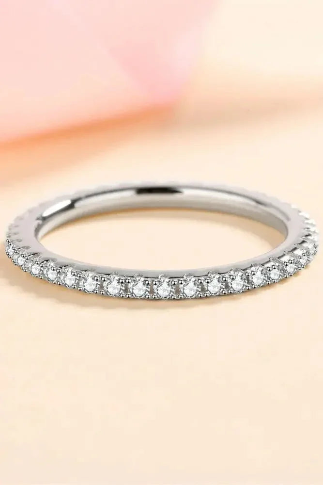 Curious Time 925 Sterling Silver Moissanite Ring - Update AvenueRingTrendsi101300341309610101300341309610Curious Time 925 Sterling Silver Moissanite RingSilver