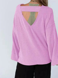Cutout Back Long Sleeve T-Shirt - Update AvenueT-ShirtsTrendsi100100764218339100100764218339db14ba32ebb249afb13ed499036b73a7 - Max - OriginPurple