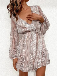 Cutout Back Surplice Long Sleeve Dress - Update AvenueFestival VibesTrendsi10010038981140710010038981140774c64600 - 84b8 - 4afc - 8bf5 - e4f1135b4f28 - MaxCamel