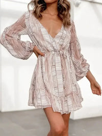 Cutout Back Surplice Long Sleeve Dress - Update AvenueFestival VibesTrendsi10010038981140710010038981140772b3359f - 54cf - 4911 - 955a - 4342c3626cad - MaxCamel