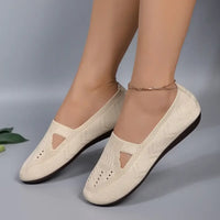 Cutout Mesh Slip Ons