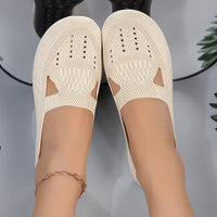 Cutout Mesh Slip Ons