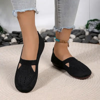 Cutout Mesh Slip Ons