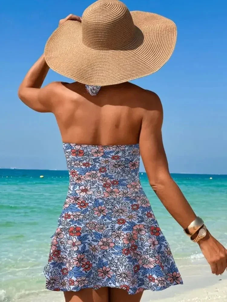 Cutout Printed Halter Neck One - Piece Swimwear - Update AvenueTrendsi1001000549947371001000549947375607e30a - b81f - 4bc7 - 99c8 - 2d51335bad6a - MaxDusty Blue