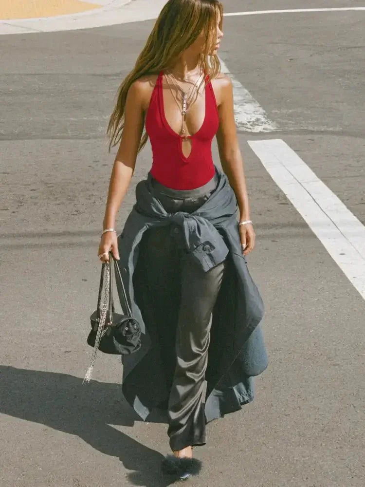 Cutout Ribbed Tank Top - Update AvenueTrendsi10010008960651810010008960651839af8d40ce144514bd58d368c86e7316 - Max - OriginDeep Red
