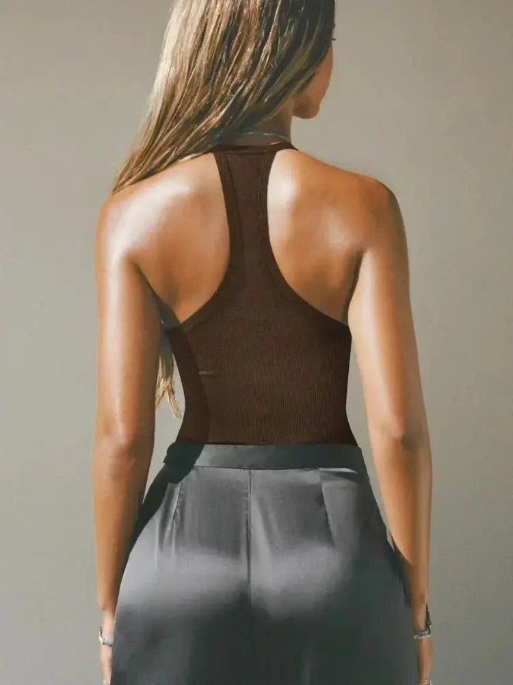 Cutout Ribbed Tank Top - Update AvenueTrendsi10010008960683210010008960683215aef6b05042496abf5d57cca5760fa4 - Max - OriginCoffee Brown