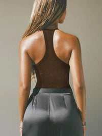 Cutout Ribbed Tank Top - Update AvenueTrendsi10010008960683210010008960683215aef6b05042496abf5d57cca5760fa4 - Max - OriginCoffee Brown