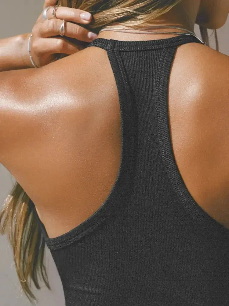 Cutout Ribbed Tank Top - Update AvenueTrendsi1001000896086311001000896086312a67278157634569a4ea838572f51205 - Max - OriginBlack