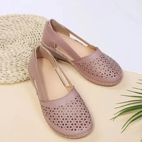 Cutout Round Toe Slip - Ons - Update AvenueTrendsi100600666781194100600666781194Cutout Round Toe Slip - OnsPink