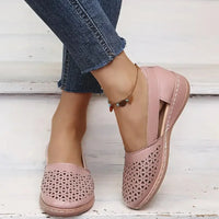 Cutout Round Toe Slip - Ons - Update AvenueTrendsi100600666781194100600666781194Cutout Round Toe Slip - OnsPink