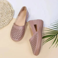 Cutout Round Toe Slip - Ons - Update AvenueTrendsi100600666781194100600666781194Cutout Round Toe Slip - OnsPink