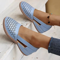 Cutout Round Toe Slip - Ons - Update AvenueTrendsi100600666781955100600666781955Cutout Round Toe Slip - OnsLight Blue