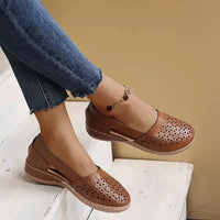Cutout Round Toe Slip - Ons - Update AvenueTrendsi100600666782468100600666782468Cutout Round Toe Slip - OnsBrown