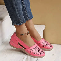 Cutout Round Toe Slip - Ons - Update AvenueTrendsi100600666783407100600666783407Cutout Round Toe Slip - OnsRed
