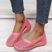 Cutout Round Toe Slip - Ons - Update AvenueTrendsi100600666783407100600666783407Cutout Round Toe Slip - OnsRed