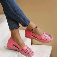 Cutout Round Toe Slip - Ons - Update AvenueTrendsi100600666783407100600666783407Cutout Round Toe Slip - OnsRed
