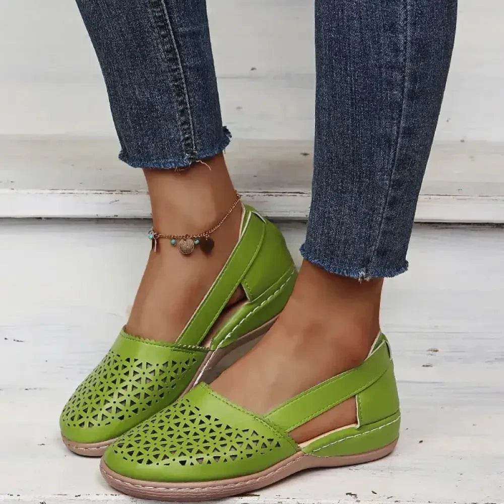 Cutout Round Toe Slip - Ons - Update AvenueTrendsi100600666786883100600666786883Cutout Round Toe Slip - OnsBeige