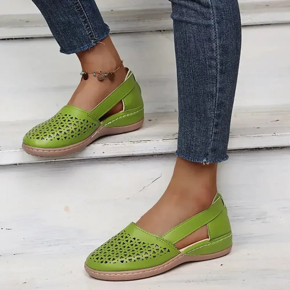 Cutout Round Toe Slip - Ons - Update AvenueTrendsi100600666786883100600666786883Cutout Round Toe Slip - OnsBeige