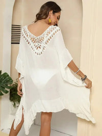 Cutout Ruffled Half Sleeve Cover - Up - Update AvenueTrendsi1001005502315381001005502315384456ce1b - 80b6 - 4eec - 90d1 - 23df2d3a3c7e - MaxIvory
