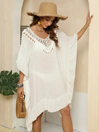 Cutout Ruffled Half Sleeve Cover - Up - Update AvenueTrendsi100100550231538100100550231538204a7348 - d644 - 43c2 - b6ba - 3d0b95c200a4 - MaxIvory