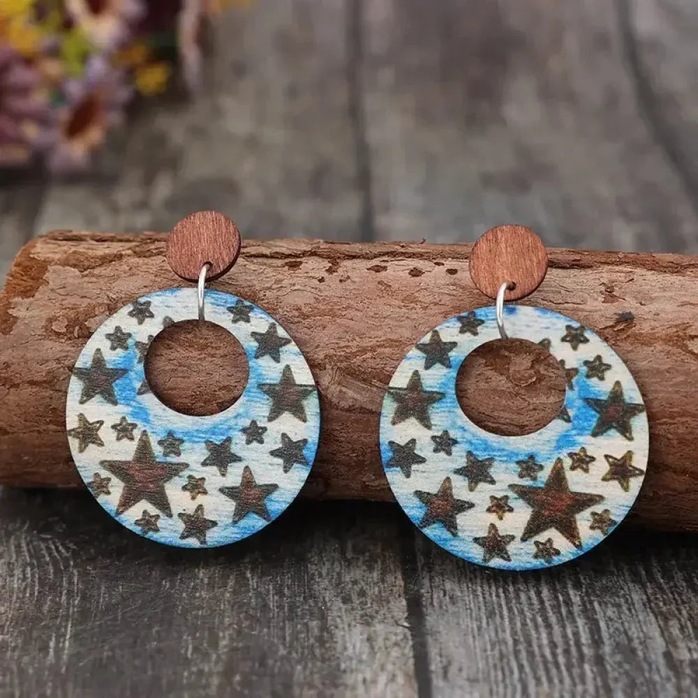 Cutout Star Print Wooden Dangle Earrings - Update AvenueHonor the Stars and StripesTrendsi100500752301002100500752301002e6d1452e - 90a2 - 43a5 - b9b4 - 8c3b4fa4d20e - MaxMulticolor