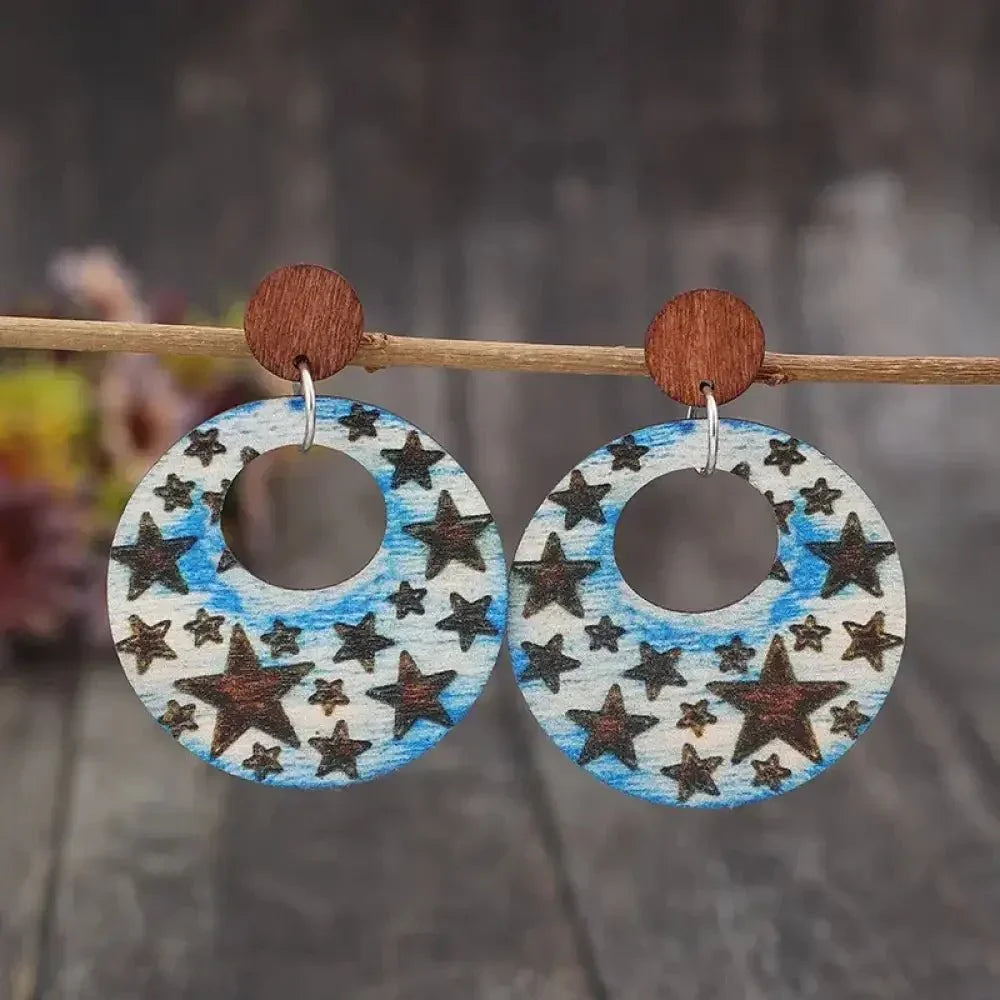 Cutout Star Print Wooden Dangle Earrings - Update AvenueHonor the Stars and StripesTrendsi1005007523010021005007523010027e5897b8 - 74f9 - 4823 - befa - 74f92d40f590 - MaxMulticolor
