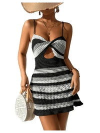 Cutout Striped Spaghetti Strap Cover Up Dress - Update AvenueTrendsi10010081142019610010081142019627c274ee - 6ea2 - 4f99 - adcb - 4f0326eea09f - MaxBlack