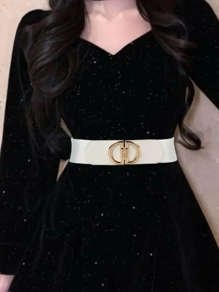 D Buckle Elastic Belt - Update AvenueTrendsi100100090952214100100090952214D Buckle Elastic BeltCream