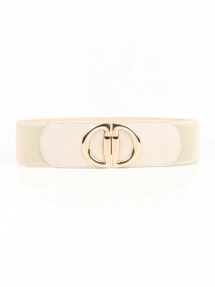 D Buckle Elastic Belt - Update AvenueTrendsi100100090952214100100090952214D Buckle Elastic BeltCream