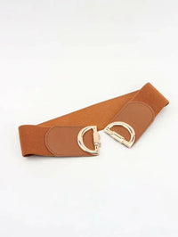 D Buckle Elastic Belt - Update AvenueTrendsi100100090955520100100090955520D Buckle Elastic BeltCaramel