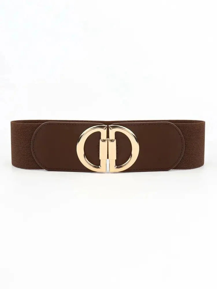 D Buckle Elastic Belt - Update AvenueTrendsi100100090958571100100090958571D Buckle Elastic BeltBrown