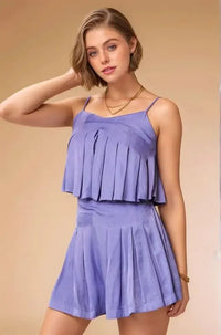 Davi & Dani Pleated Body Elastic Back Babydoll Strappy Top - Update AvenueTrendsi1001009199716401001009199716400ff59f1c5f804c8b8e675c48468ec32b - Max - OriginPERI BLUE