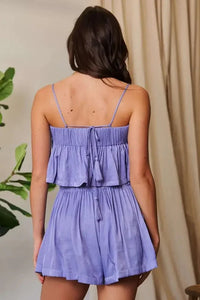 Davi & Dani Pleated Body Elastic Back Babydoll Strappy Top - Update AvenueTrendsi100100919971640100100919971640ae0cb6ea914e45b0aad354b3813cdacd - Max - OriginPERI BLUE