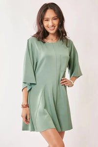 Davi & Dani Solid Draped Sleeve Ties Back Skort Romper - Update AvenueDaily EssentialsTrendsi100100839501753100100839501753edd48c1f343f4cc799974153131a5db0 - Max - OriginSEAFOAM GREEN