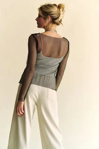 Davi & Dani Sparkling Rhinestone Sheer Mesh Round Neck Top - Update AvenueFestival VibesTrendsi1001006016217381001006016217389fb23531 - 5c58 - 4970 - 870a - 495e8f88a305 - MaxBlack